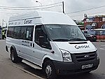 Бесплатный автобус Genser в пункт аренды автомобилей АрендаАвто-нхд на Новорязанском шоссе
